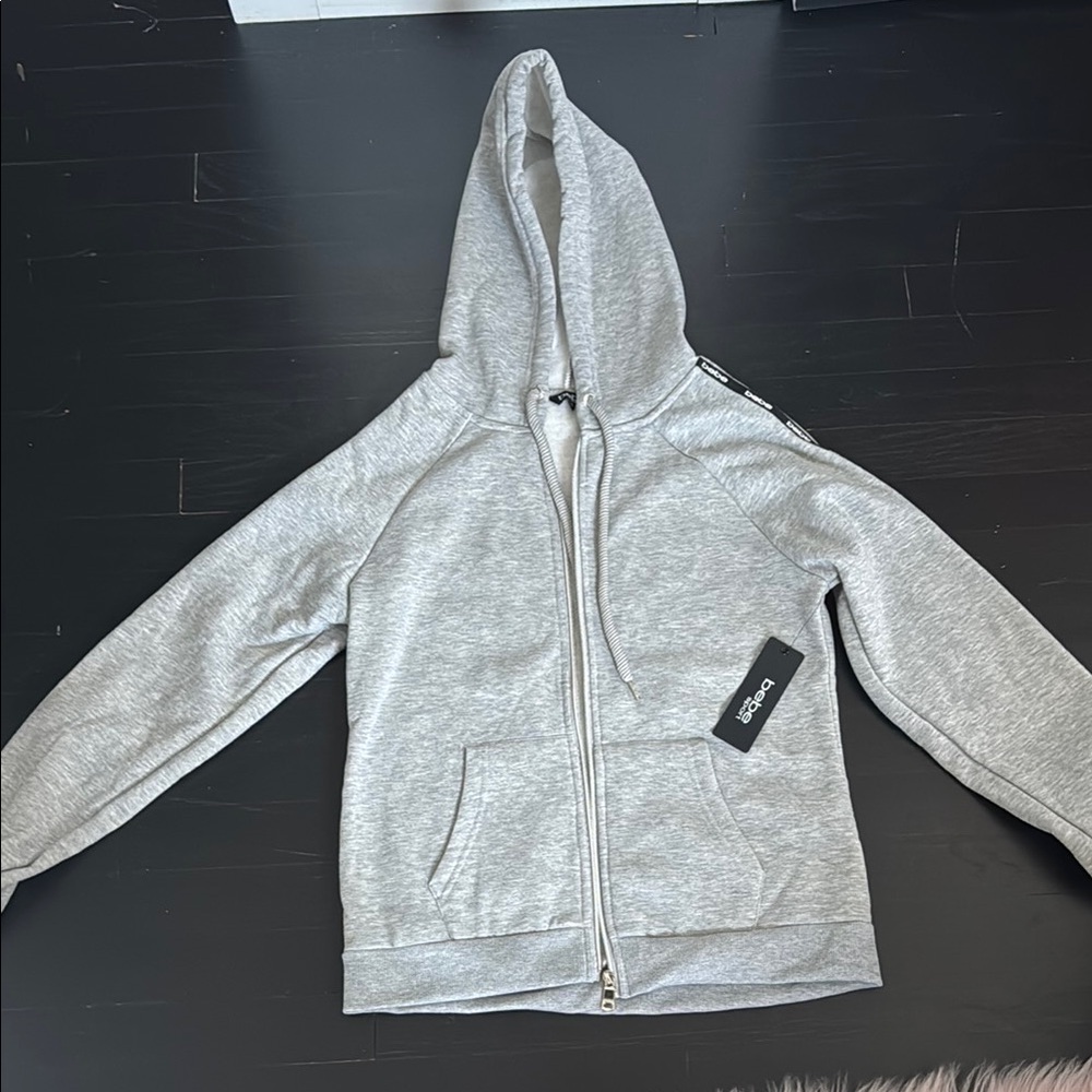 Gray Zip-Up Hoodie